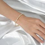 Zircon Stainless Steel Love Bangles Wedding Jewelry