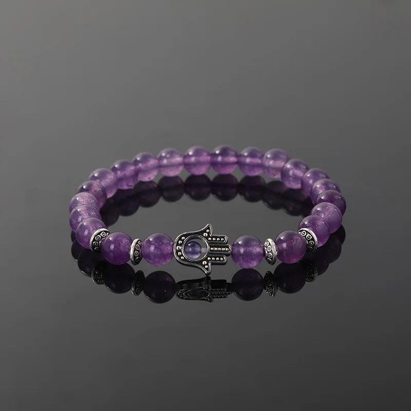 Vintage Hematite Cross Beaded Bracelet