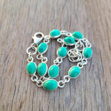 Vintage Green Stones Bracelets for Women