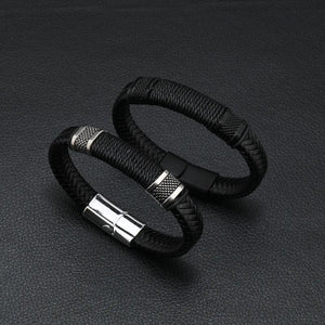 Alloy Magnetic Clasp Men?s Bracelet Punk Style Jewelry