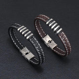 Alloy Magnetic Clasp Men?s Bracelet Punk Style Jewelry