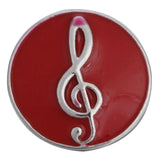 6pcs Red Dripping Oil Snap Button Accessories 18mm DIY Snap Bracelet Jewelry