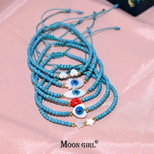 Faceted Natural Stone Eye Bracelet for Women