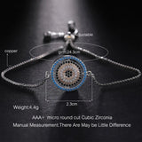 Greek Eye Bracelet Gold/Rose Colorful Evil Eye Bracelets Classic Hamsa Charm