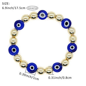 Evil Eye Beaded Lucky Bracelet Jewelry for Women