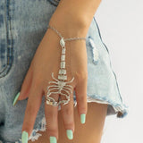 Zircon Adjustable Scorpion Finger Bracelets Jewelry For Women And Unisex