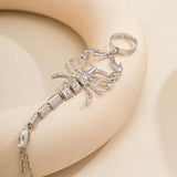 Zircon Adjustable Scorpion Finger Bracelets Jewelry For Women And Unisex