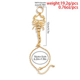 Zircon Adjustable Scorpion Finger Bracelets Jewelry For Women And Unisex