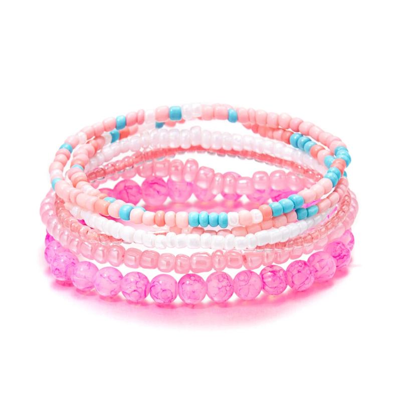 Bohemian Multilayer Rice Beads Bracelets Set for Women