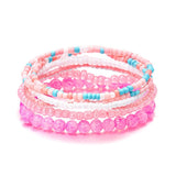 Bohemian Multilayer Rice Beads Bracelets Set for Women