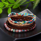 Bohemian Multilayer Rice Beads Bracelets Set for Women