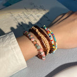 Bohemian Multilayer Rice Beads Bracelets Set for Women