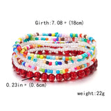 Bohemian Multilayer Rice Beads Bracelets Set for Women