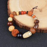 Classic 18 Type Rudraksha Beads Mix Men Bracelet