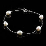 Freshwater Pearl Bracelet Chains Fine Jewelry for Women