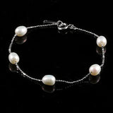 Freshwater Pearl Bracelet Chains Fine Jewelry for Women