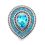 5pcs Light Crystal Butterfly Cat Snap Buttons DIY Charms 18mm Bracelet Bangle