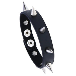Punk Leather Rivet Bracelet Men's Jewelry