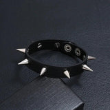Punk Leather Rivet Bracelet Men's Jewelry