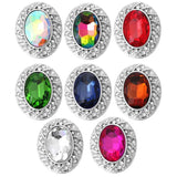 5pcs Rhinestone Snap Button For Women Leather Snap Bracelet