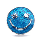 5pcs 18mm Snap Jewelry Metal Leaves Love Heart Charms for Women