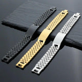 Stainless Steel Wristband Bracelet for Men High-End Jewelry