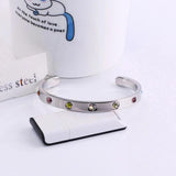 Stainless Steel Roman Cuff Bangle for Watch