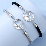 The Little Prince and Fox Couple Bracelets Charms for Wedding or Friendship