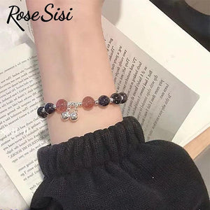Opal Bell DIY Friendship Bracelet for Women Moonlight Crystal Hand String