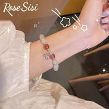 Opal Bell DIY Friendship Bracelet for Women Moonlight Crystal Hand String