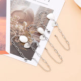 Baroque Bracelet Vintage Pearl Necklace Bow Sweater Chain