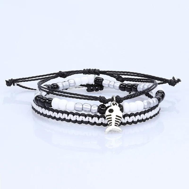 Bohemian Ethnic Beaded Women's Bracelet Multi-Layer Mixed Bracelet
