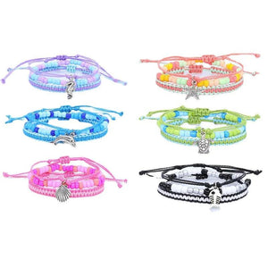 Bohemian Ethnic Beaded Women's Bracelet Multi-Layer Mixed Bracelet
