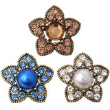 5pcs Snap Button Jewelry Crystal Charms for Women