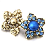 5pcs Snap Button Jewelry Crystal Charms for Women