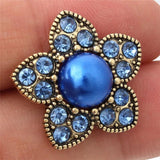 5pcs Snap Button Jewelry Crystal Charms for Women