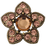 5pcs Snap Button Jewelry Crystal Charms for Women