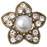 5pcs Snap Button Jewelry Crystal Charms for Women
