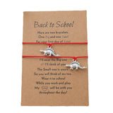 Unisex Dinosaur Rope Chain Bracelet - Fashionable Charm Accessories