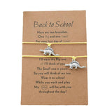 Unisex Dinosaur Rope Chain Bracelet - Fashionable Charm Accessories