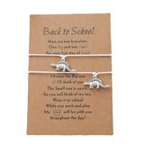 Unisex Dinosaur Rope Chain Bracelet - Fashionable Charm Accessories