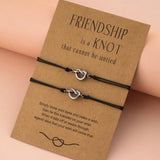 Stainless Steel Knot Bracelet Wax Wire Braided Women Adjustable Jewelry