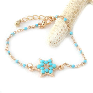 Pentagram Bracelet Bangles for Women Cross Insect Jewelry