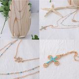 Pentagram Bracelet Bangles for Women Cross Insect Jewelry