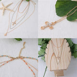 Pentagram Bracelet Bangles for Women Cross Insect Jewelry