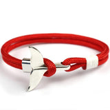 Whale Tail Zinc Alloy Bracelet Couple Bracelets for Valentines