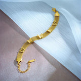 316L Stainless Steel Butterfly Charm Bracelet For Women Girls