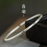 Chinese Lucky Characters Bracelet Charm Jewelry