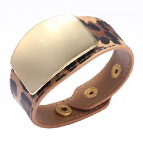 Wide Leather Bracelet for Women