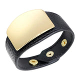 Wide Leather Bracelet for Women